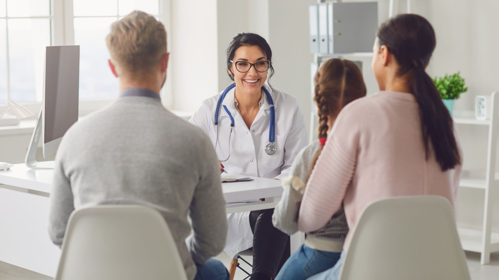 Doctor with Patients